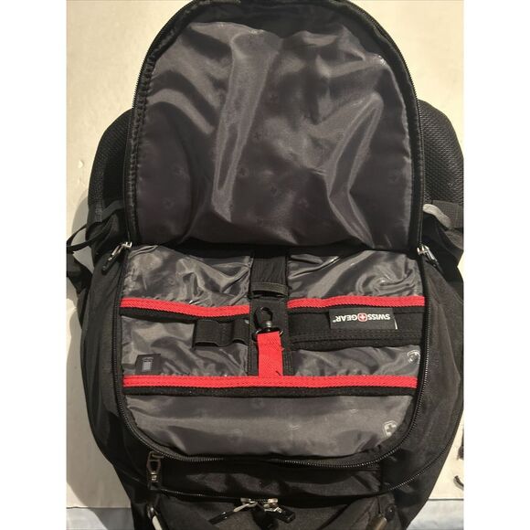 Swiss Gear scan smart airflow laptop/travel bag black 6 pockets 18'' - Picture 7 of 8